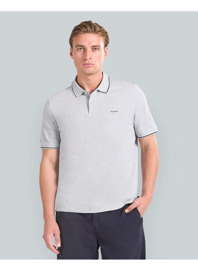GANT Tipped Piqué Polo Shirt - Image 1