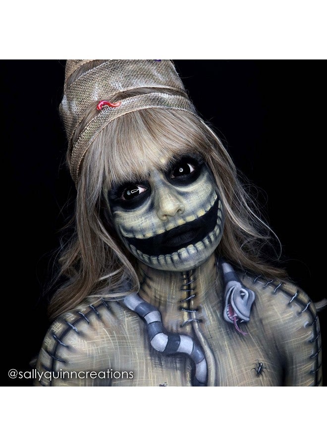 ميهرون ميك أب ستار بلند كيك من ميهرون | بودرة مضغوطة رطبة/جافة للوجه | بودرة أساس | طلاء أسود للجسم والوجه، ٥٦ غرامًا (٢ أونصة) - Image 2