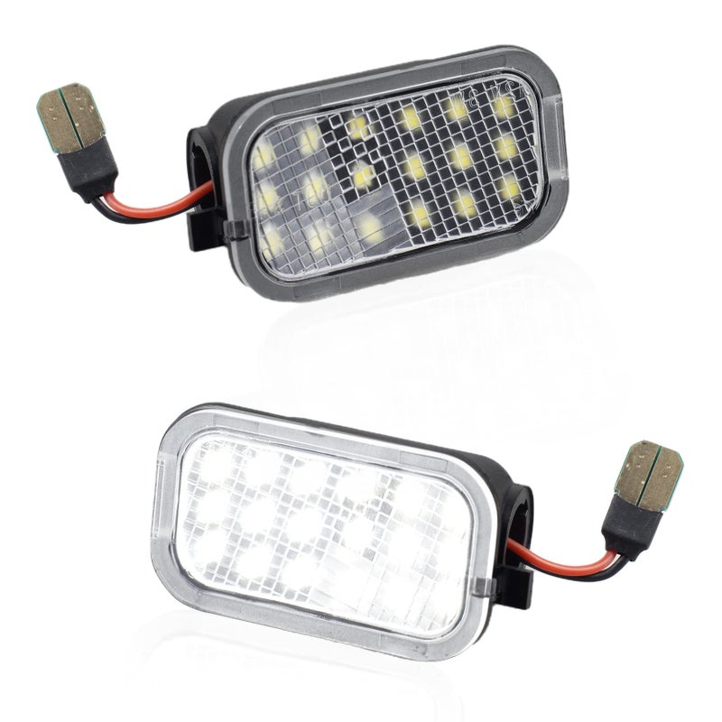 NDRUSH Mirror Light Puddle Light LED Lamp Assembly Compatible with 20072014 Chevy Silverado 2500HD 3500HD Tahoe GMC Yukon Suburban 1500
