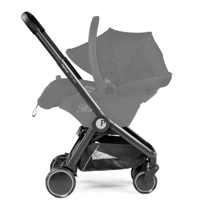 Peg Perego Peg Perego City Loop Frame Only Compact Travel System from Infant to Toddler Air Travel Friendly Compatible with All Primo Viaggio Infant Car SeatsSold Separately 