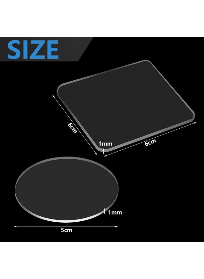 Eersida 48 Pieces Double Sided Tape Clear Sticky Gel Pad Washable Traceless Gel Mounting Pads Removable Sticky Gel Pads Adhesive Double Sided Pads for Wall DIY Craft Home Office Rug Cushion Gripping - Image 2