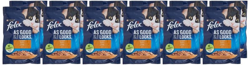 Nestle Nestlé Purina Felix Cat Food With Chicken Pouch 85g Pack of 26 - Image 1