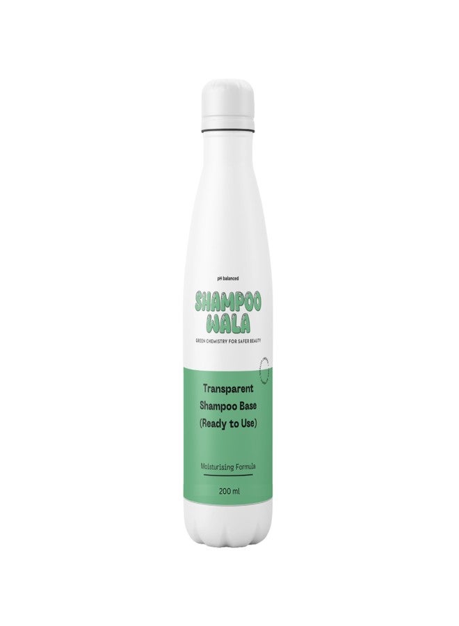 Shampoo Wala SHAMPOOWALA 2x Concentrated Transparent Shampoo Base (Herbal Shampoo Base) | PARABEN FREE | SLS FREE | GMO FREE | DIY your own Haircare (200 ml) - Image 2