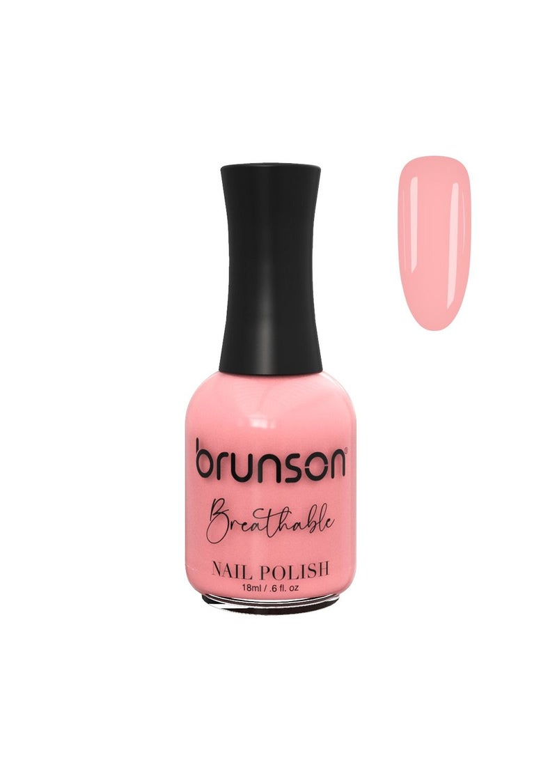 Breathable Nail Polish Halal Nail Lacquer Wudu friendly Quick Dry long lasting but easy peel off Glossy Shine Water Based Nail paint 18ml