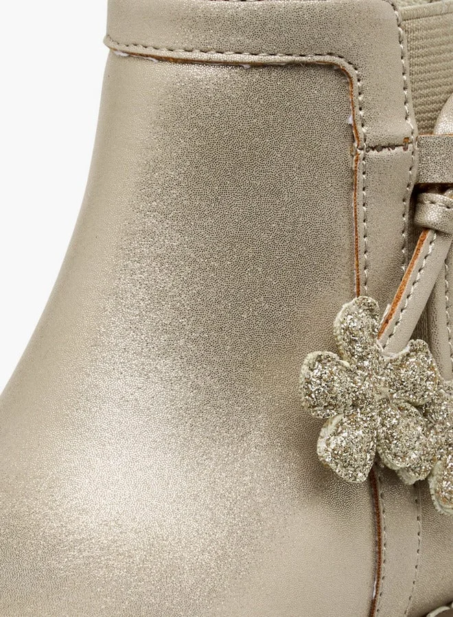 جونيورز جزمة كاحل صلبة بسحاب