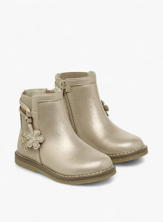 جونيورز جزمة كاحل صلبة بسحاب