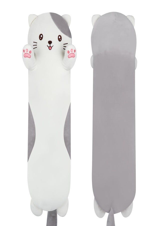 Dalmao 44 inch Giant Cat Stuffed Long Body Pillow, Jumbo Cat Stuffed Animal, Soft Plush Toy Cuddle Plushies Gift for Kids Boys Girls Birthday - Image 1