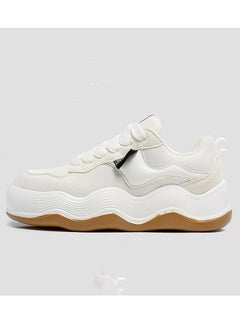 KUYING New Thick Sole Elevated Board Shoes 