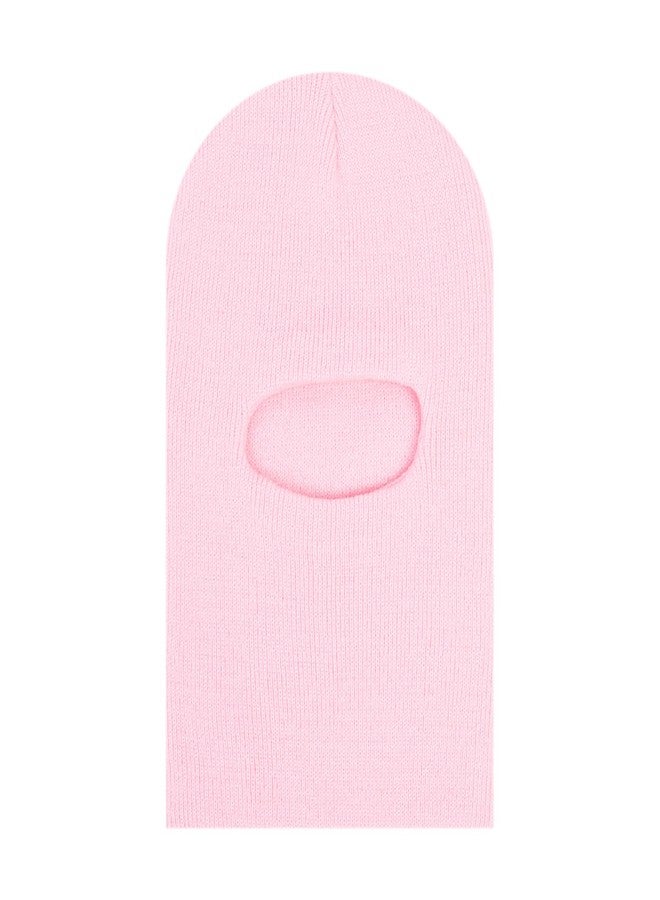 YATEEN Baby Winter Hat Scarf Set Kids Warm Windproof Knit Hood Fleece Hat Pink - Image 3