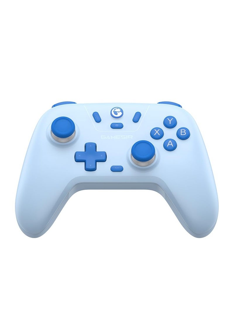 ماركة غير محددة وحدة تحكم GameSir Nova Lite اللاسلكية 2.4 جرام لأجهزة الكمبيوتر التي تعمل بنظام Windows وiPhone وAndroid وSwitch وSteam Deck، وحدة تحكم ألعاب بلوتوث مع مشغل تأثير هول وتوربو واهتزاز هدير (أزرق محيطي)  - Image 4