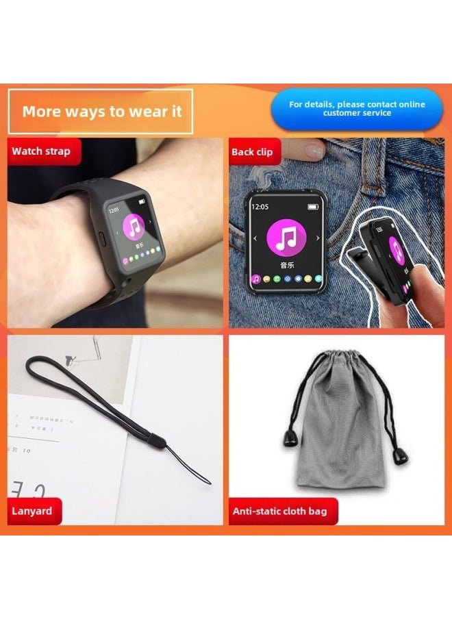 ماركة غير محددة - شاشة لمس كاملة بلوتوث Mp3mp4 Play Slim Mini Student MP3MP4 Walkman Portable Small Mp Player - لون الجسم: شاشة لمس بلوتوث 2.5 بوصة - 4 جيجا بايت - قاموس إنجليزي - صيني - سعة الذاكرة: حزمة 1 - Image 1