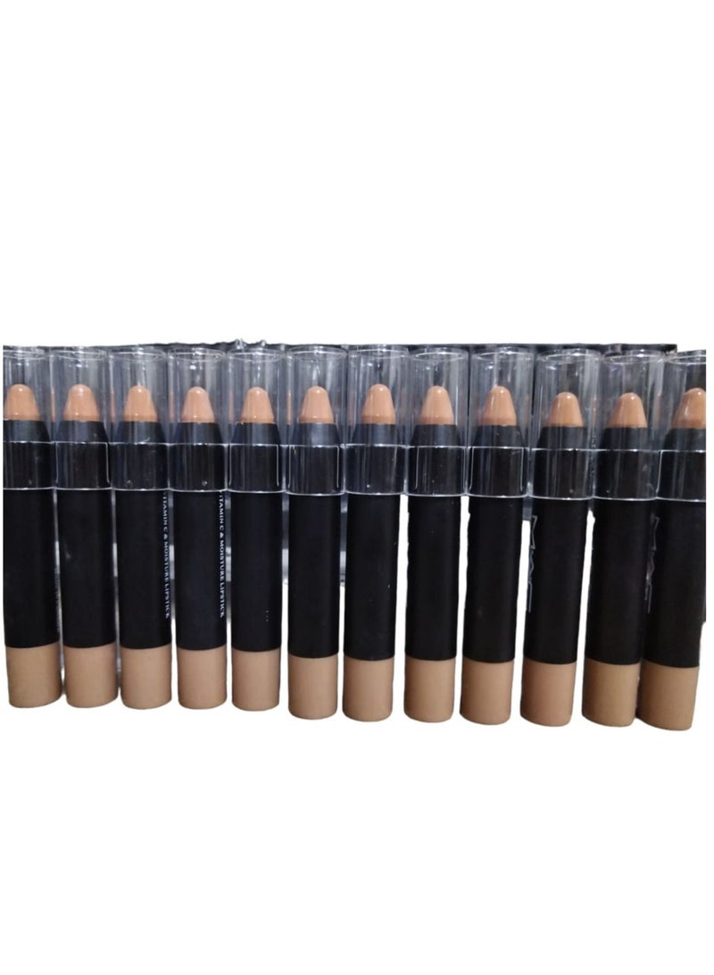 Generic Lip Stick 12 Colors Set for Girls With Lip Balm And Protection From Cracks  - Image 1
