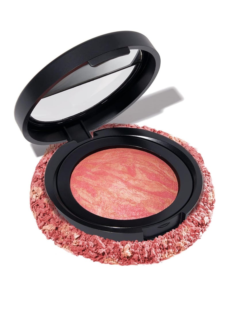 LAURA GELLER NEW YORK Baked Blush n Brighten Marbleized Blush Coral Cove Creamy Lightweight Natural Finish - Image 1