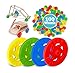 STEM Inventions Toy Wheels Bulk Pack of 100 Small Plastic Toy Wheels for STEM Projects DIY Cars and Crafts - Image 3