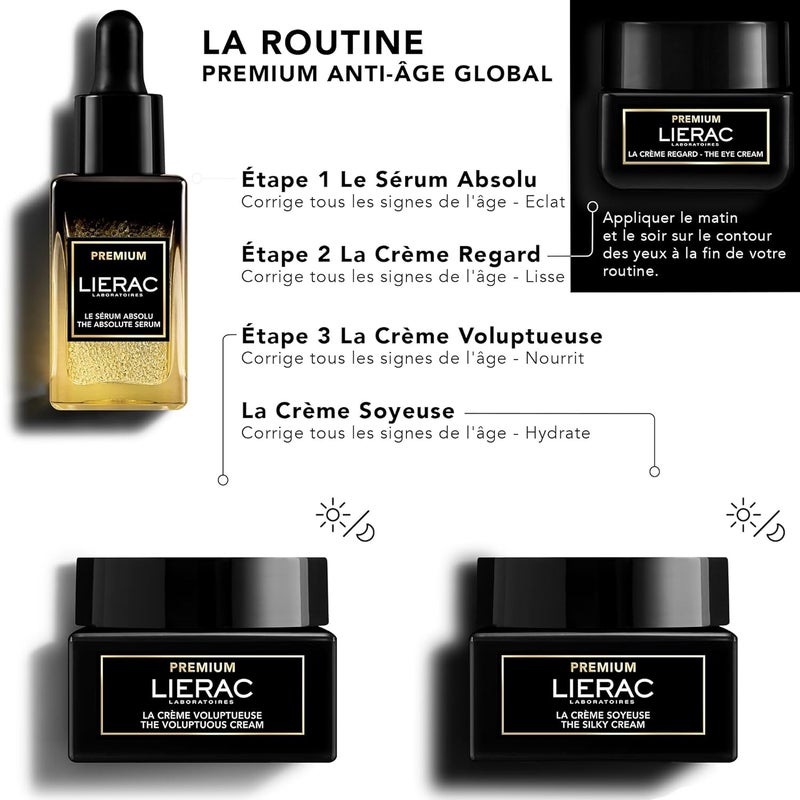 Lierac كريم ليراك تحت العين للهالات السوداء مع الجنطيان والنياسيناميد يشد وينعم التجاعيد ويقلل الانتفاخات والحقائب قوام بلسم 20 مل - Image 4