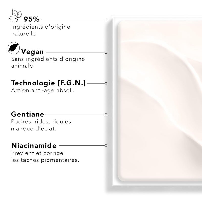 Lierac كريم ليراك تحت العين للهالات السوداء مع الجنطيان والنياسيناميد يشد وينعم التجاعيد ويقلل الانتفاخات والحقائب قوام بلسم 20 مل - Image 3
