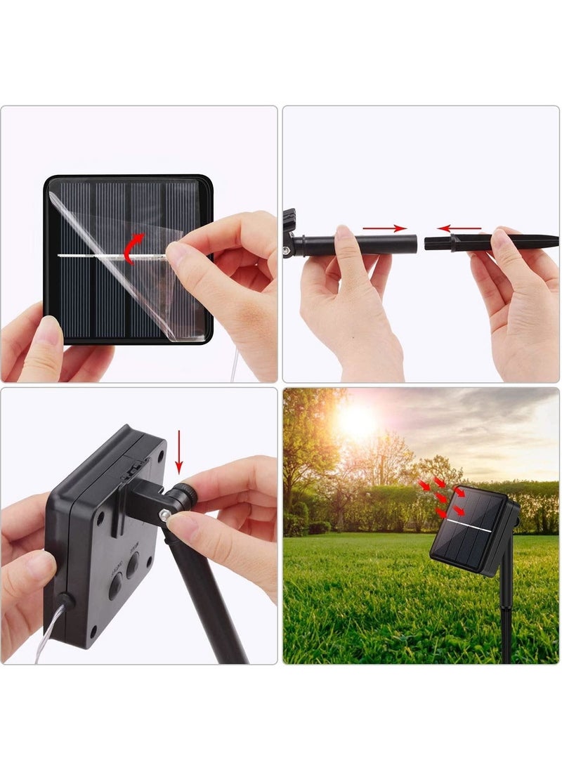 Technosmart Techno Smart Solar 100 LEDs 12 Meters Garden Lighting Decoration Solar Powered LED RGB Light  - Image 3