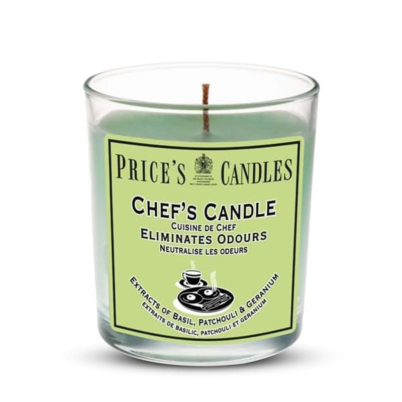 Prices Chefs Jar Candle Odour Eliminating Candle Made with Basil Patchouli Geranium Extracts Clean Fresh Quality Fragrance Long Lasting Scent