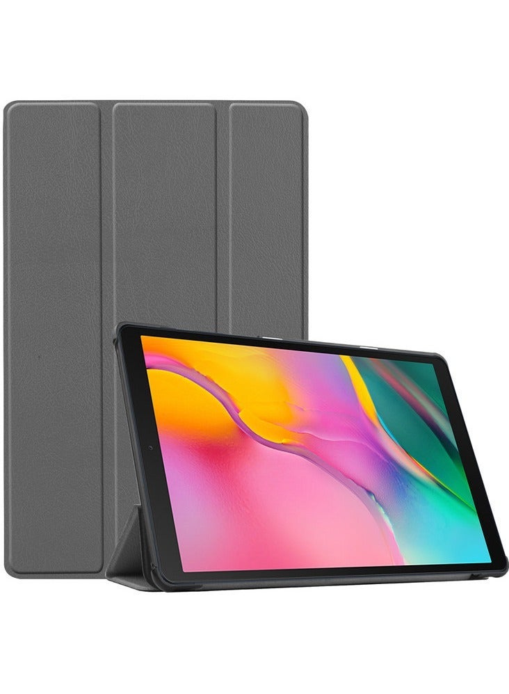 حامل نحيف صلب خلفي غطاء ذكي ل Honor Pad 9 pro ، تلقائي للاستيقاظ / النوم رمادي