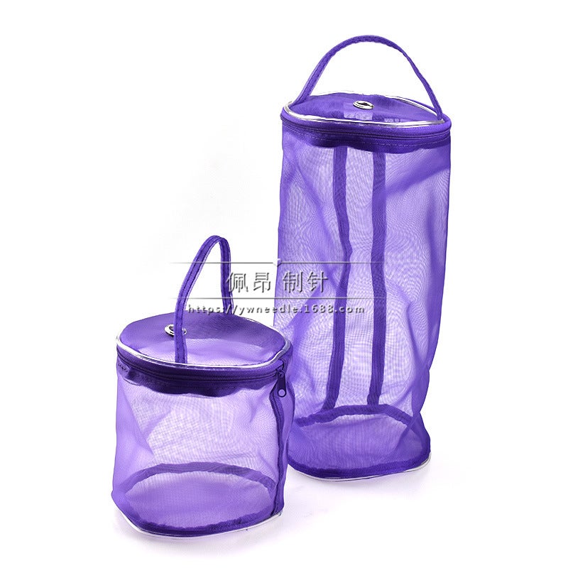 Diy Hand Knitting Tools Crochet Thread Storage Bag Mesh Wool Storage Bag Gauze Mesh Storage Bag Factory - Image 5