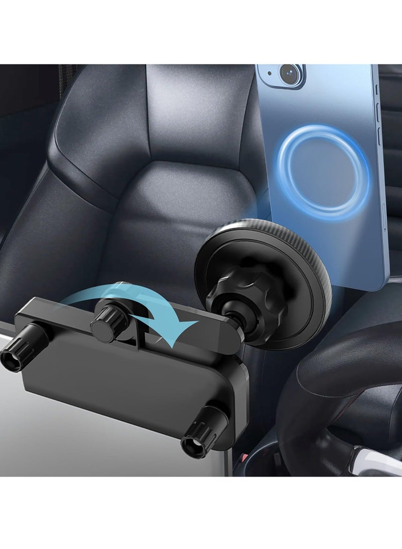 Phone Holder for Tesla Model 3/Y/X/S, Magnetic Phone Mount for MagSafe and All Phone, Strongest Magnet Power Phone Mount Compatible with iPhone 15 14 13 Plus Pro Max and More - Image 4