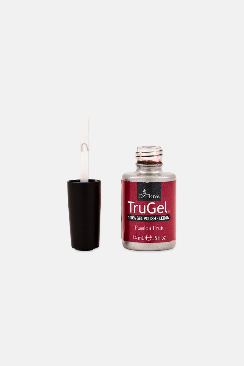 Ez Flow Trugel Passion Fruit Nail Polish 14ml, Maroon - Image 2