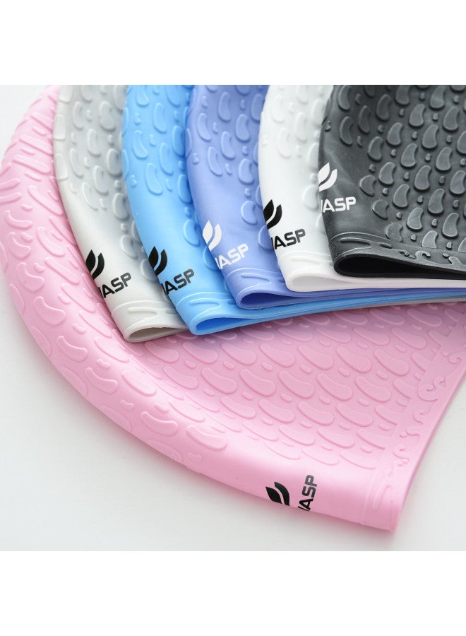 Bumblebee Kids Swim Cap, Unisex Silicone High Elasticity Waterproof Professional Swimming For Boys And Girls - Image 3