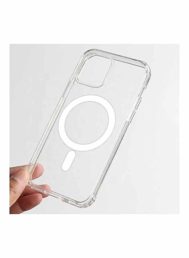 غطاء حماية خلفي مع ماج سيف لهاتف آيفون 11 برو ماكس شفاف - Image 2
