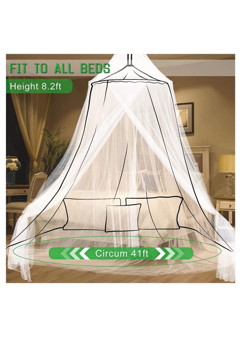 Y&D - Universal Bed Hanging Mosquito Mesh Net Polyester White - Image 1