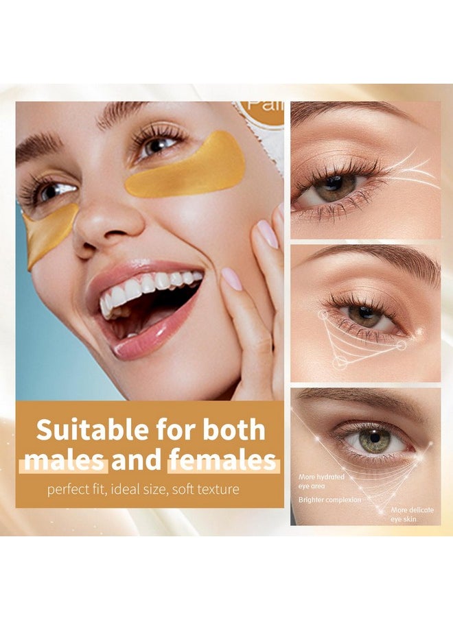 Mond'sub MOND'SUB Premium Under Eye Patches, Gel Eye Patches Hydrating & Refresh for Puffy Eyes, Under Eye Bags & Dark Circles, Natural Collagen Eye Gels Pads, Crystal Anti-Aging Eye Mask (Yellow)  - Image 3