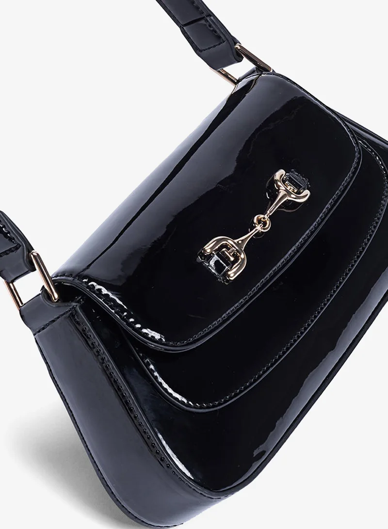 Sam Edelman Black Loraine Shoulder Bag for Women | Best Price UAE