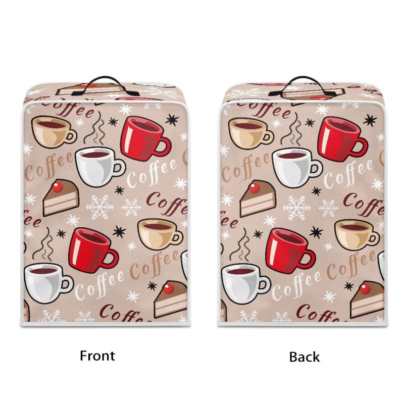 Kathyboom Coffee Cup Covers - Dust Resistant Protective Covers for Coffee Makers, Blender, Mixer, Juice Machine - Dust Proof, Washable - Image 3