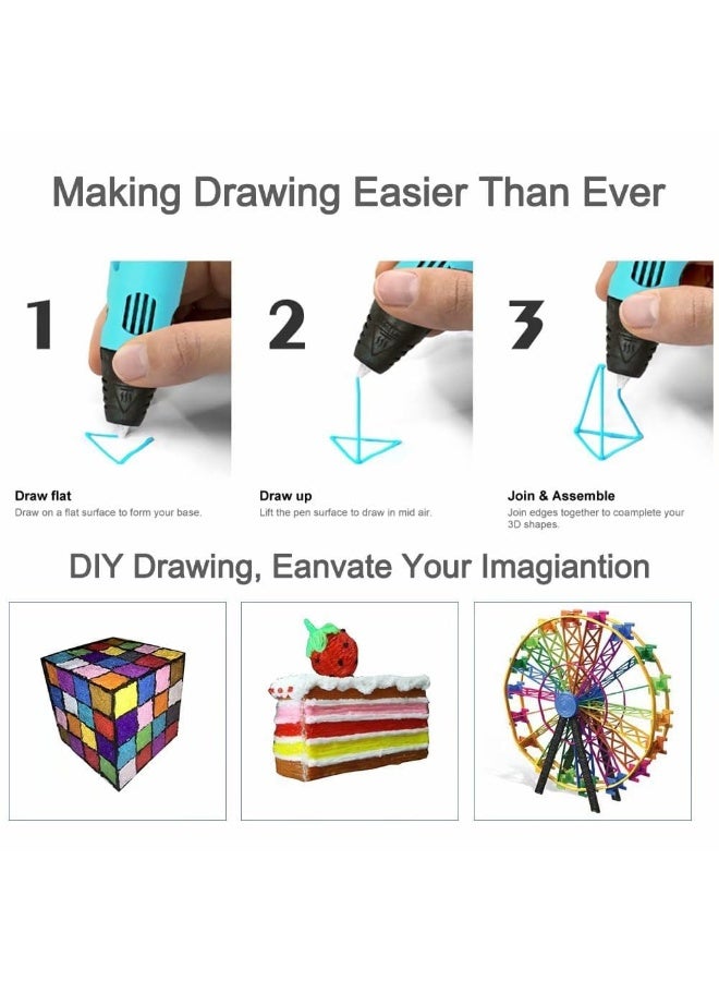 3d Pen For Kids, 3d Printing Pen, 3d Doodle Pen, Perfect Arts Crafts Gift For Kids - Image 3
