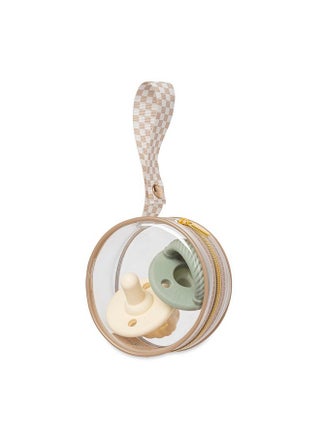 Itzy Ritzy Clear Pacifier Case with Handle - Pacifier Pod Easily Attaches to Diaper Bag or Purse; Holds 2 Pacifiers; Taupe - pzsku/ZD643227C941FA5BEE33AZ/45/1747739253/c9a25c67-662a-44c4-abe4-1b79d4a0e454