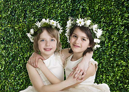 OUYIDA 10X8FT Green Leaves Photography Backdrops Leaf Green Vertical Texture Backdrop Birthday Background for Birthday Party Seamless Photo Booth Vinyl Backdrop PCK41D - Image 3