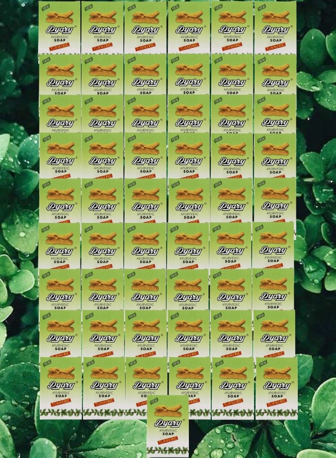 بياري 55 قطع صابون آيورفيدي كركم