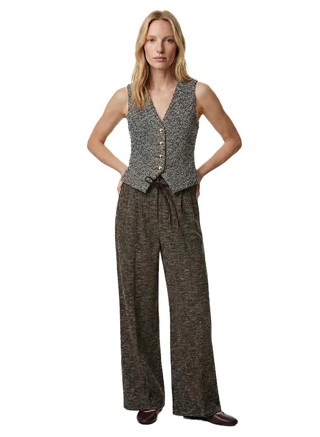 كوتون Wide Leg Classic Trousers