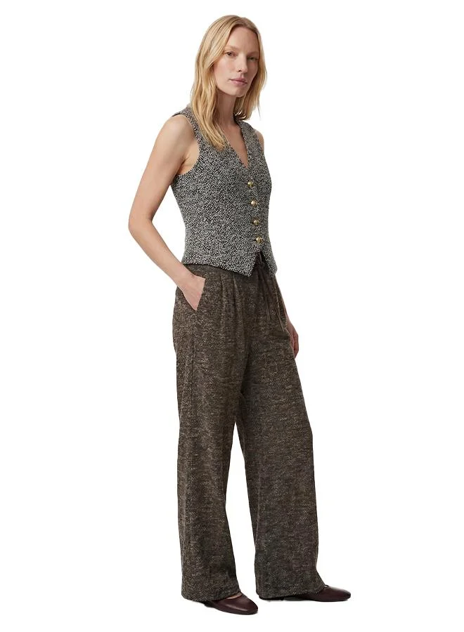 كوتون Wide Leg Classic Trousers