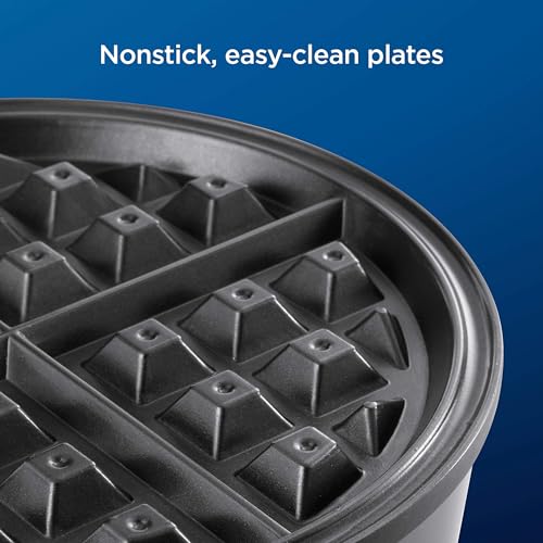 Oster Belgian Waffle Maker, Non-Stick Waffle Iron for Thick, Fluffy Waffles, Easy to Clean - Image 3