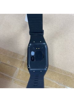 Generic Elderly Smart Phone Bracelet GPS Positioning Reminder Watch No Screen Positioning Bracelet Double Button Support SOS-Color:Black  - Image 4