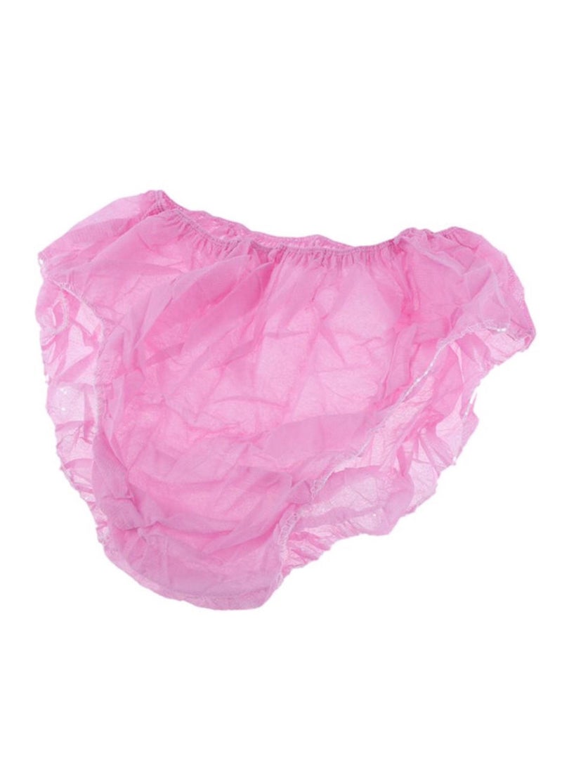 globalstar Globalstar Unisex Non Woven Disposable Underwear Panty Pink 50pcs DP-1013  - Image 3