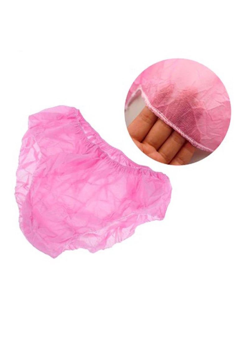 globalstar Globalstar Unisex Non Woven Disposable Underwear Panty Pink 50pcs DP-1013  - Image 2