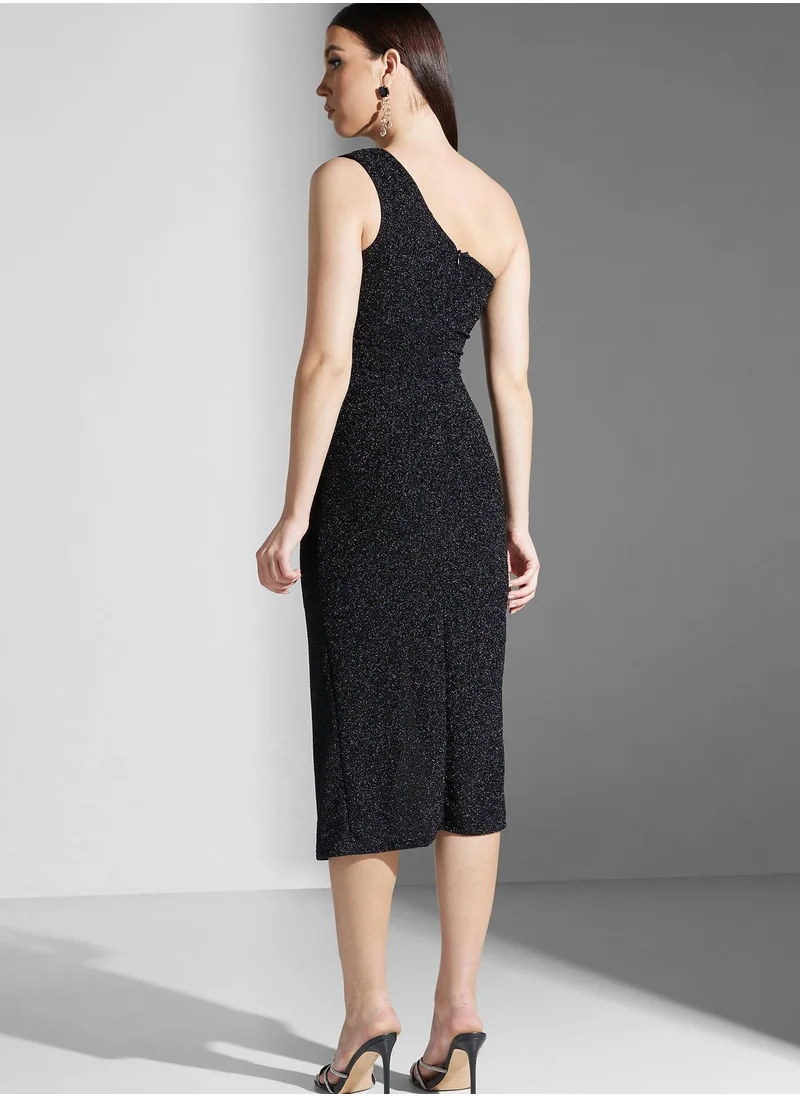 Ella Limited Edition One Shoulder Shimmer Dress