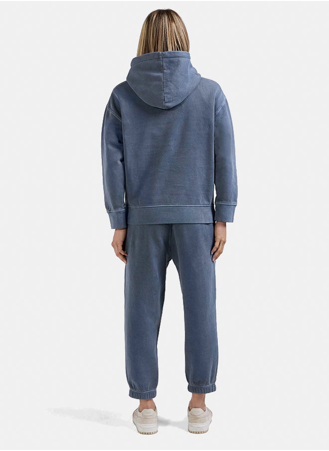 Eden Park Oversized Fit Overdyed Fleece Hoodie  - Image 3