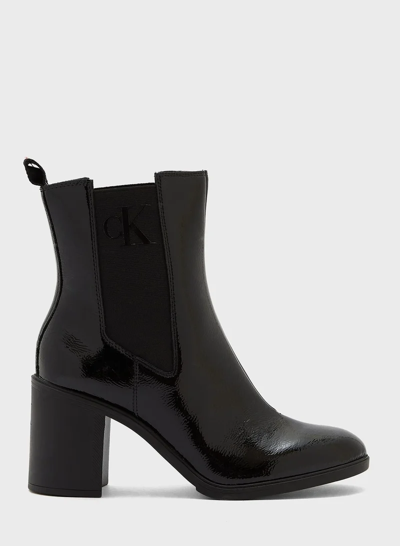 CALVIN KLEIN Block Heel Boots