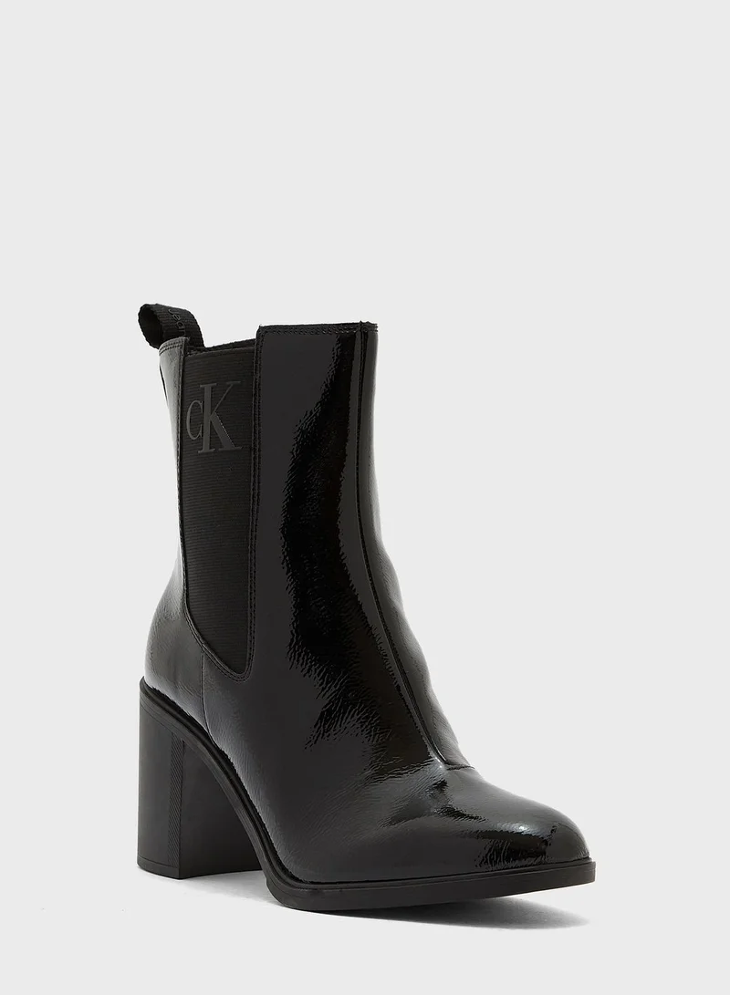 CALVIN KLEIN Block Heel Boots
