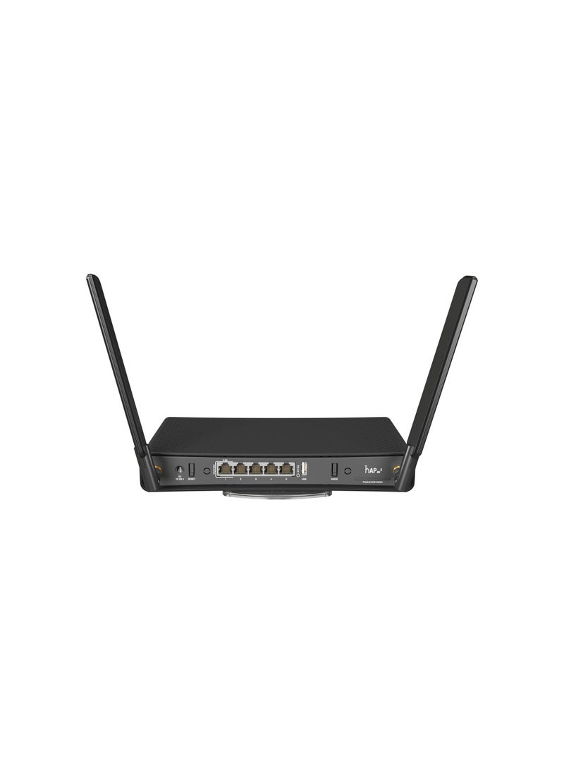Mikrotik - hAP ax3 Gen 6 wireless, 2.5 Gigabit Ethernet, PoE, WPA3 router - Image 1