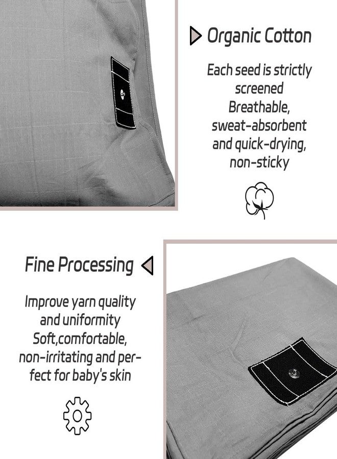 LAXVAPIU Grounding Pillowcase Earth Connected Sliver Fiber Pillow Case King Bedding with 15ft Cord (Grey，20x36 Inch) - Image 2