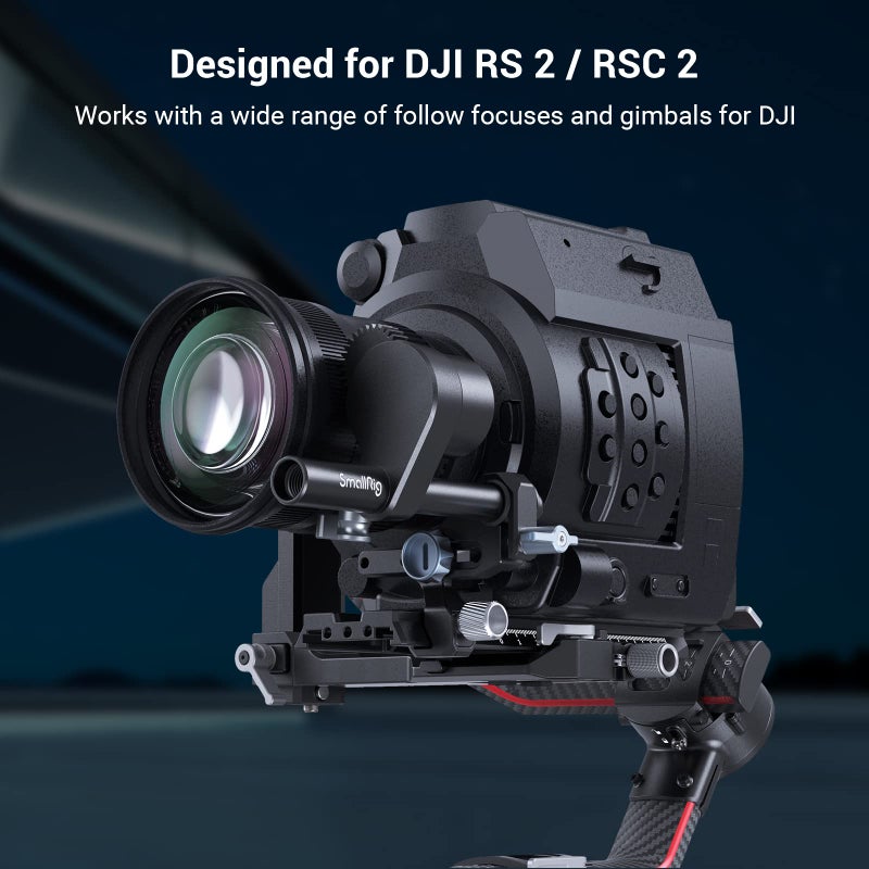 SmallRig 12mm to 15mm Rod Clamp Adapter, 12cm (4.7 Inch) Aluminum Alloy Rod with M12 Inner Thread, Designed for DJI RS2 RSC2 and Follow Focuses - 3681 - Image 2