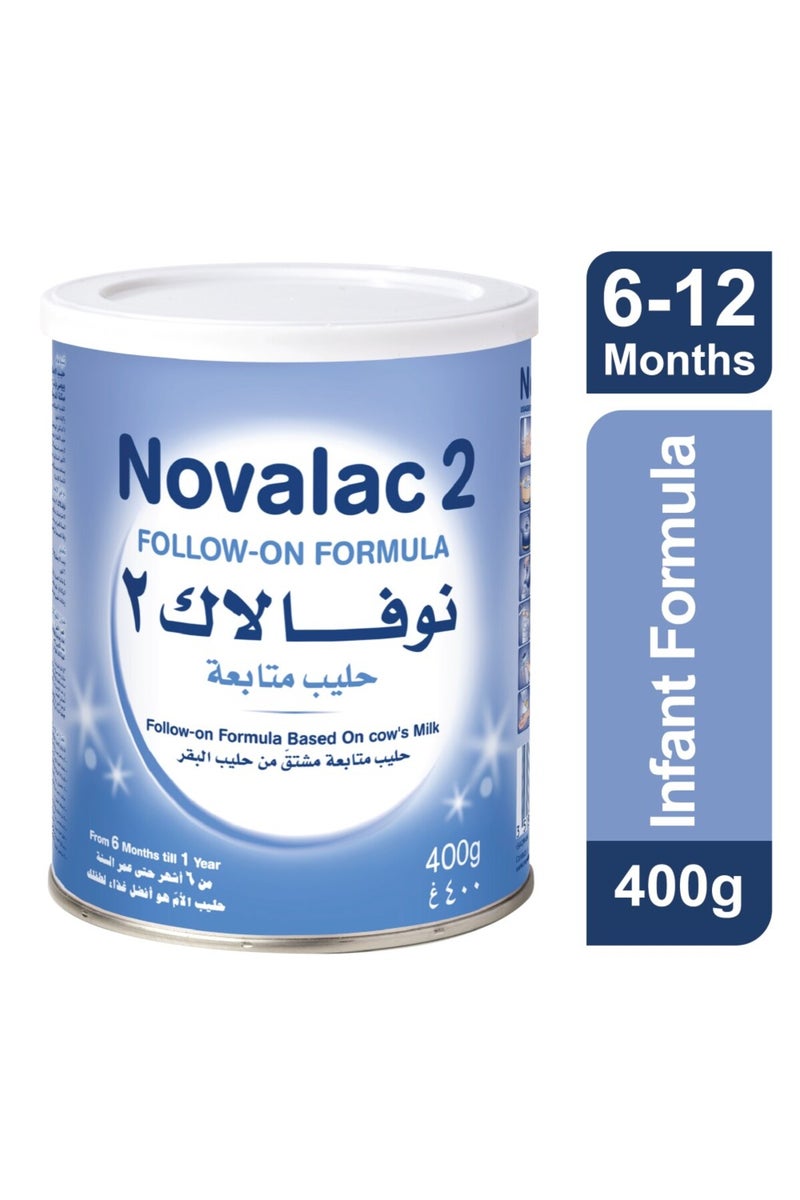 حليب نوفالاك المرحلة 2 مسحوق 400 جرام